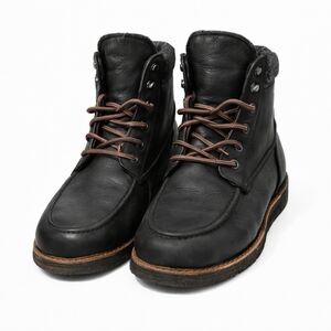 UGG ($330) Waterproof Leather Hiking Boots Mens 8.5 Black Winter Work Boots